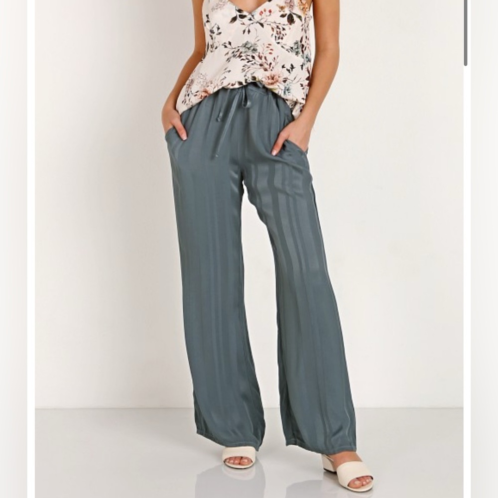 LACAUSA Trousers XS Striped Vela Pant Anthropologie NWT